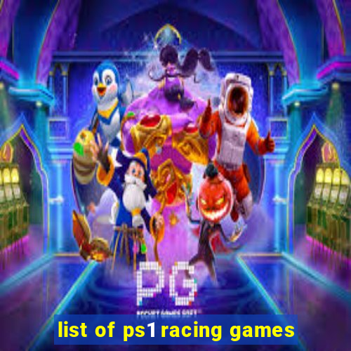 list of ps1 racing games